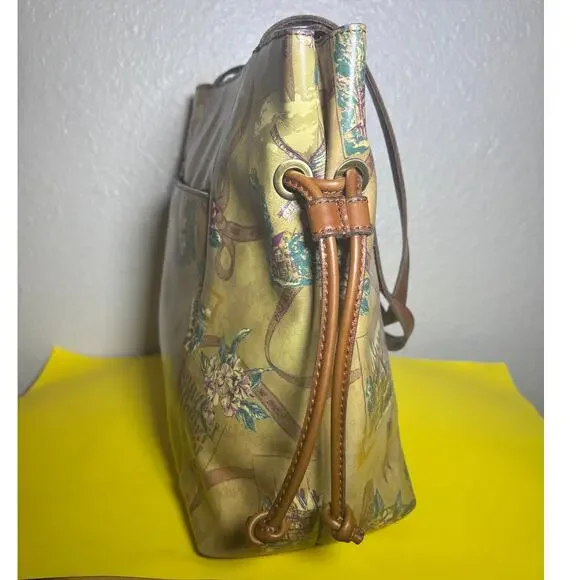 Patricia Nash Everton Tote Large Bag Shoulder Bag My European Trip Romance Bag - Picture 5 of 11